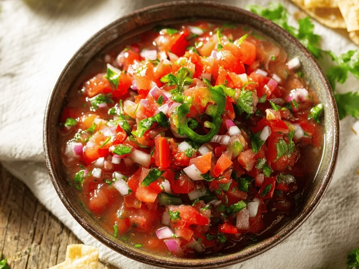 Tangy Fresh Garden Salsa Recipe - Featured Image