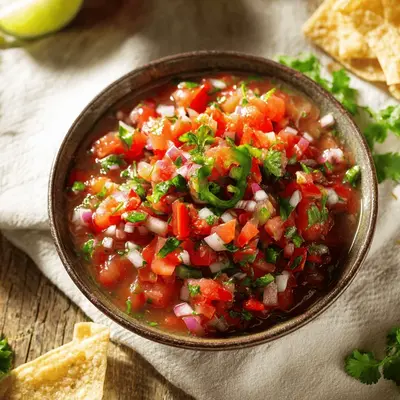 Tangy Fresh Garden Salsa Recipe
