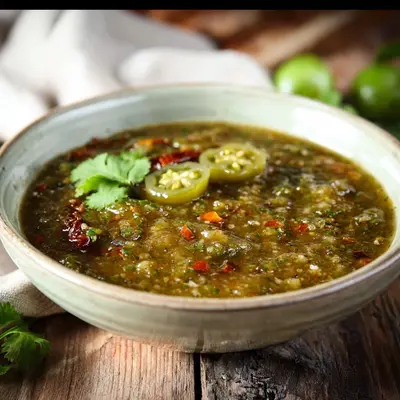 Tangy Roasted Tomatillo Salsa Verde Recipe