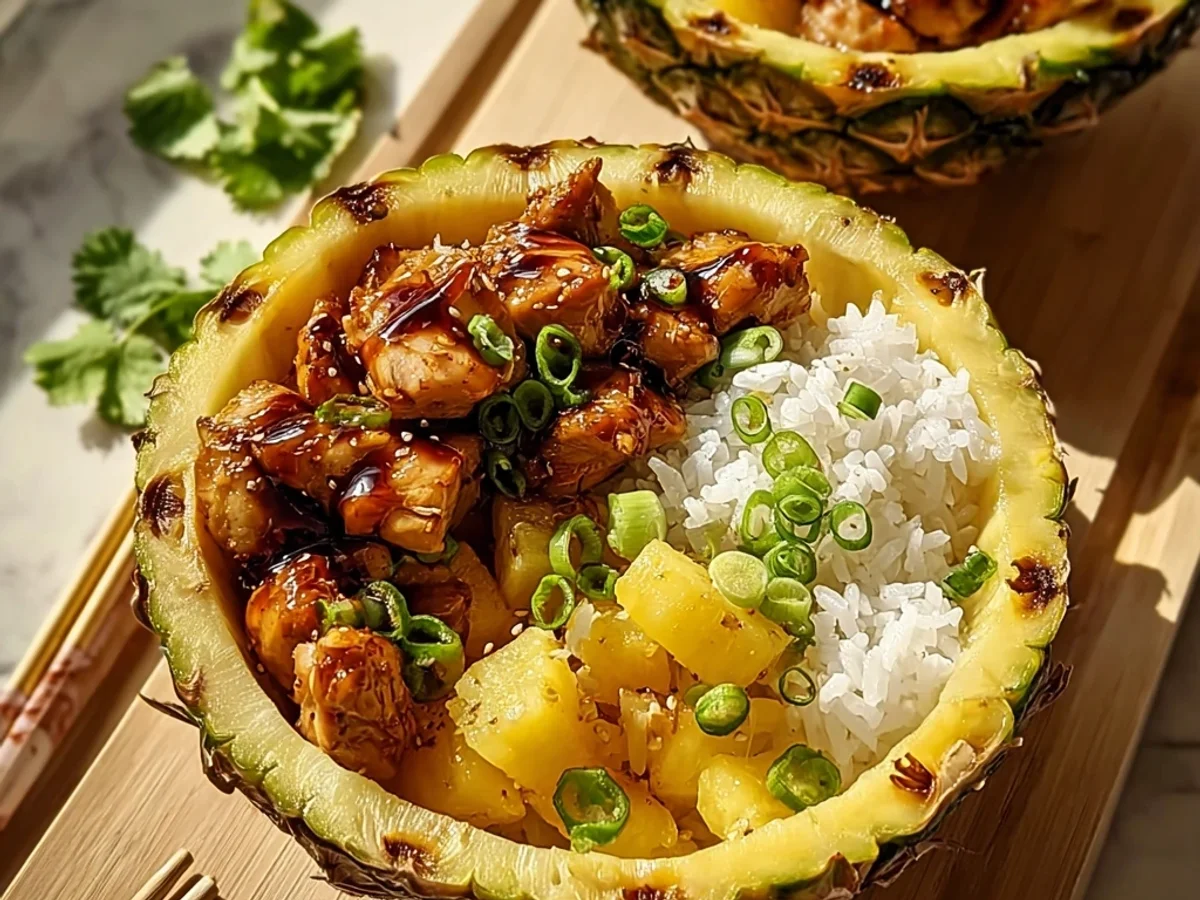 Tangy Teriyaki Chicken Pineapple Bowls: A Tropical Escape - Featured Image