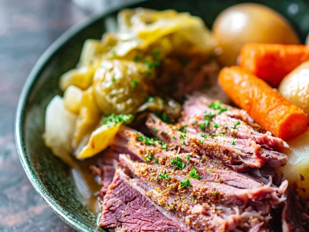 Tender Crockpot Corned Beef & Cabbage: An Easy Dinner - Featured Image