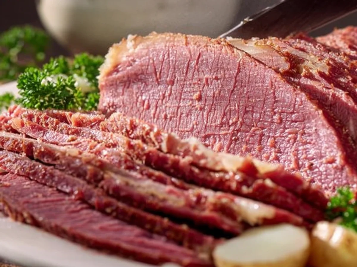 Tender Homemade Corned Beef: A Hearty Slow-Cooked Brisket - Featured Image