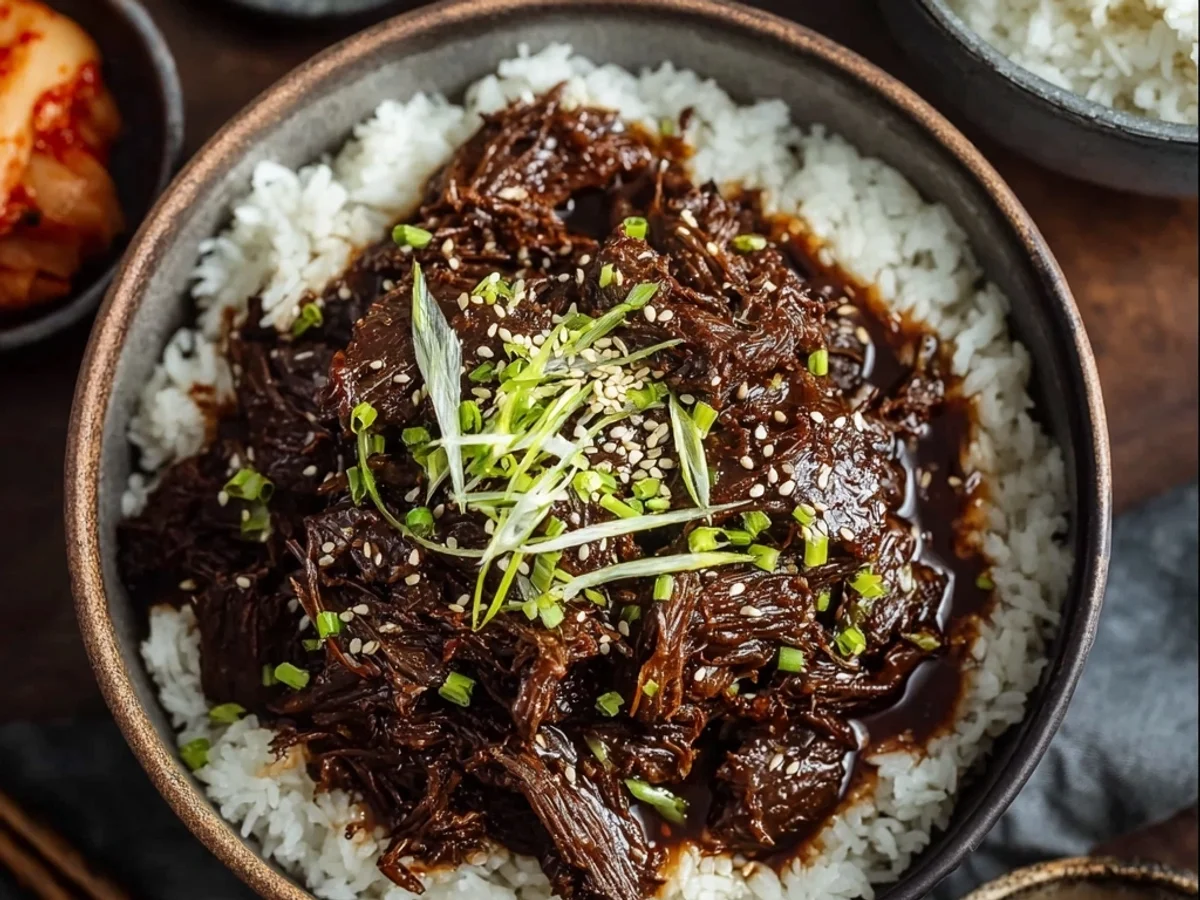 Tender Slow Cooker Korean Beef: Effortless Weeknight Dinner - Featured Image