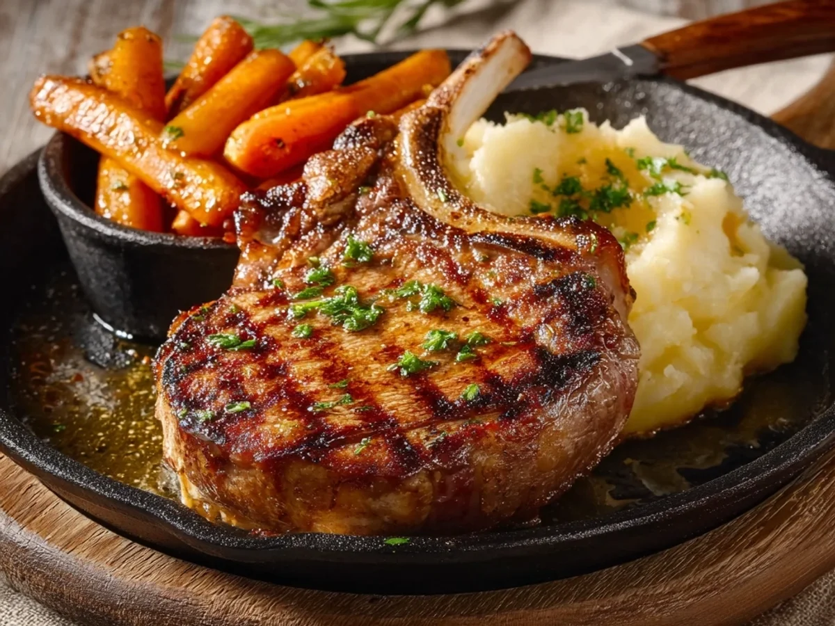 Tender Texas Roadhouse Lamb Chops at Home - Featured Image
