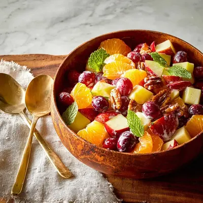 Thanksgiving Fruit Salad: Bright & Tangy Holiday Blend