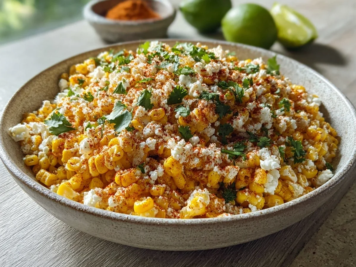 Zesty Mexican Street Corn Salad: My Summer Fiesta Bowl - Featured Image