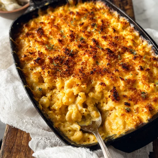 Baked Mac and Cheese - My recipe for a luscious, golden-crusted casserole. It's cheesy, comforting, and always a hit at my table.