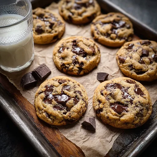 Chewy Chocolate Chip Cookies, just like mom used to bake. This recipe brings back childhood memories with a soft center and crispy edges. So easy, honestly!