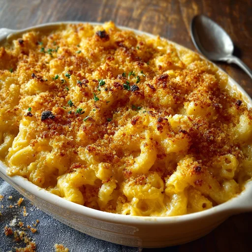 Hearty Cheesy Baked Macaroni Casserole recipe for an easy, comforting dinner. My family's favorite, simple steps, and cheesy goodness.