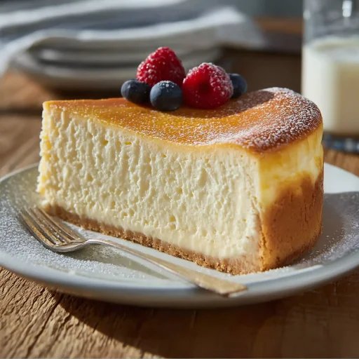 Experience Tall & Creamy New York Cheesecake. My personal recipe shares all the secrets for that iconic smooth, dense texture. A sweet triumph!