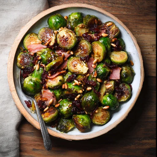 Homestyle Brussels Sprouts and Turkey Ham Recipe. A quick, flavorful skillet dish, perfect for busy weeknights. My easy, personal take on a comforting meal.