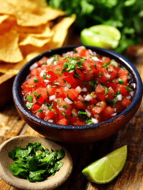 Fresh Zesty Salsa with Cilantro Lime