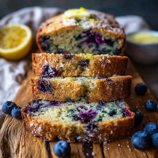 Tangy Lemon Blueberry Zucchini Bread: A Summer Treat