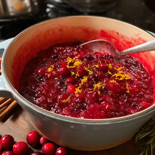 Whip up a vibrant, Easy Homemade Cranberry Sauce. This simple recipe brings tangy sweetness and festive cheer to any meal, no fuss, just flavor.