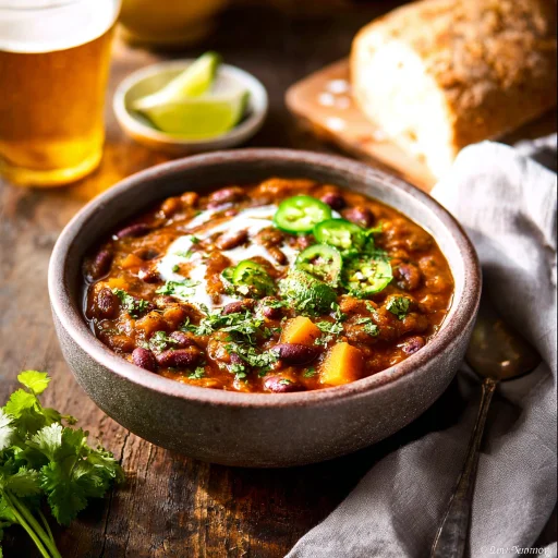 Kabocha Squash & Two-Bean Chili: Hearty Fall Comfort