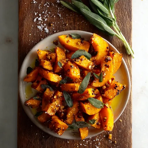 Simple Roasted Butternut Squash with Sage. Learn my family's favorite recipe for tender, caramelized squash, perfect for any meal.