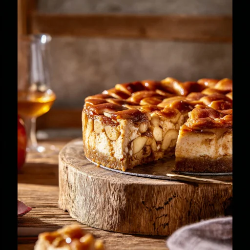 Apple Pie Cheesecake: Craving two classics? This recipe blends spiced apple pie filling with creamy, tangy cheesecake. Your ultimate dessert is here!