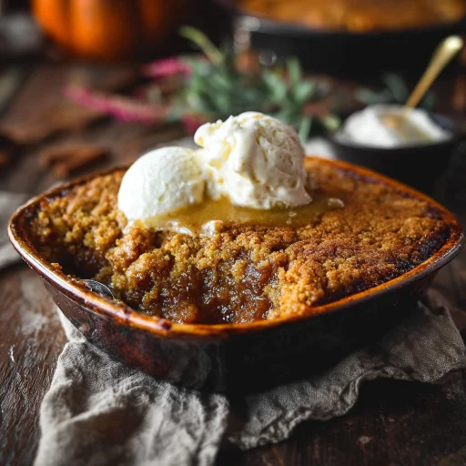 Pumpkin Pie Crisp - Rustic autumn delight. Creamy filling, crunchy oat topping pure fall comfort. My easy recipe for cozy evenings.