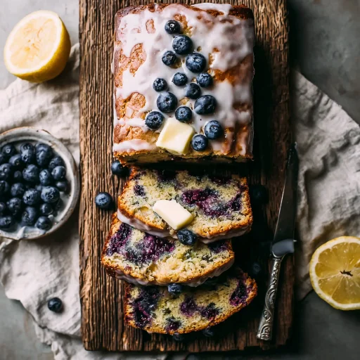 Make the best Moist Blueberry Zucchini Bread! This easy recipe combines fresh zucchini, juicy blueberries, and a bright lemon glaze for a comforting treat.