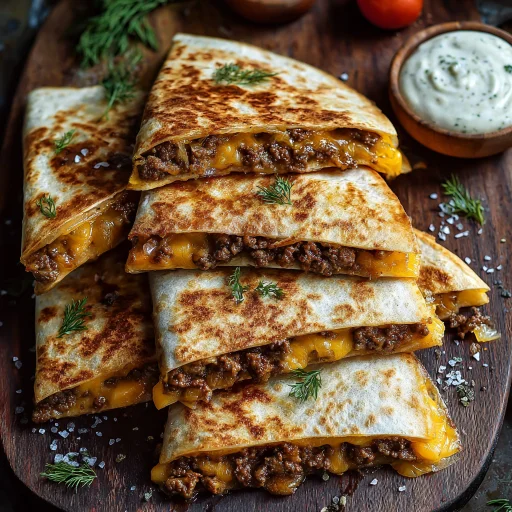 Whip up these easy Smashburger Quesadillas for a quick, cheesy, satisfying meal! My secret tips make them extra crispy.
