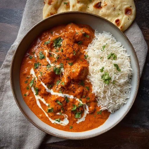Whip up this quick butter chicken recipe for a comforting weeknight meal. Tender chicken in a rich, creamy tomato sauce, ready faster than takeout!