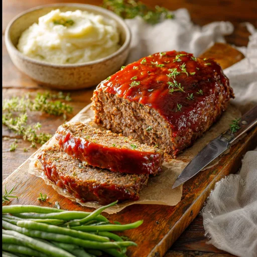 Craving comfort? This Classic Meatloaf Recipe is easy, delicious, and brings back all the good feelings. A family favorite with a simple glaze.