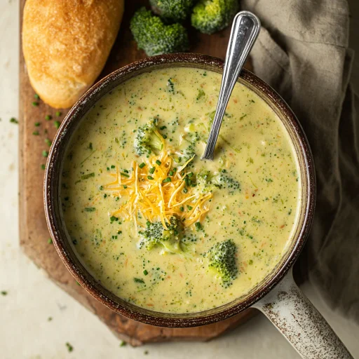 Enjoy creamy High-Protein Broccoli Cheddar Soup! This hearty recipe packs flavor and protein, perfect for a satisfying, comforting meal.