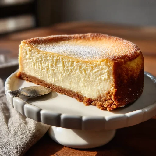 Master a creamy Classic New York Cheesecake with this easy recipe. Learn my personal tips for a crack-free, rich dessert. Perfect for any sweet craving!