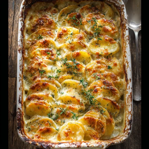 Discover how to make creamy scalloped potatoes, a comforting classic. Layers of tender potatoes in a rich, flavorful sauce for any meal.
