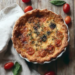 Rustic James Beard's Tomato Pie: A Summer Favorite