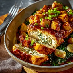 Creamy Stuffed Chicken: Ruth's Chris Copycat