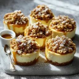 Apple Crisp Mini Cheesecakes: My Autumn Sweet Tooth Fix