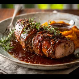 Apple Butter Glazed Lamb Tenderloin, Simply Roasted