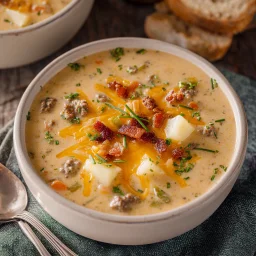 Hearty Cheeseburger Soup: Creamy, Savory Comfort