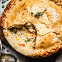 Hearty Homemade Chicken Pot Pie with Flaky Crust