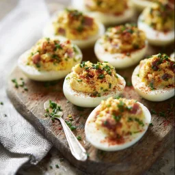 Classic Turkey Ham Deviled Eggs: A Savory Twist