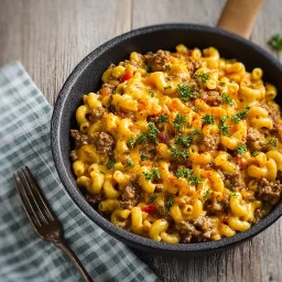 Homestyle One Pot Cheeseburger Macaroni: Easy Dinner