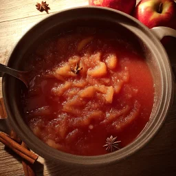Spicy Red Hot Applesauce with Cinnamon Candy Kick