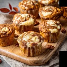 Creamy Pumpkin Cream Cheese Swirl Muffins: A Fall Treat