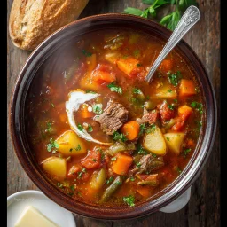 Hearty Vegetable Beef Soup: A Weekend Comfort Bowl