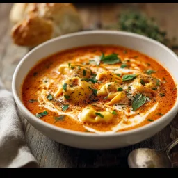 Cheesy Tomato Tortellini Soup: Quick & Easy Weeknight Meal
